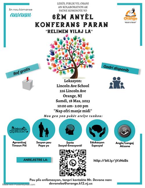 Parent Conference Flyer Haitian Creole